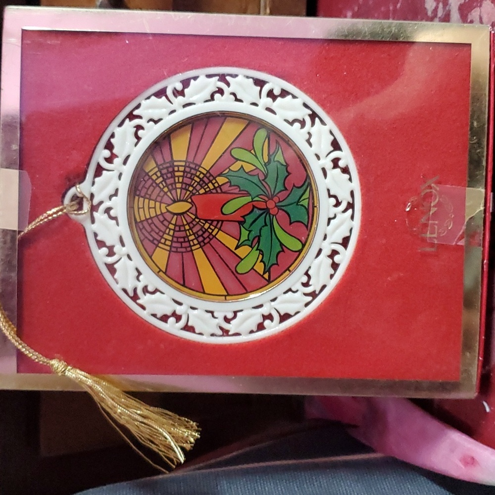 Lenox candle ornament Christmas